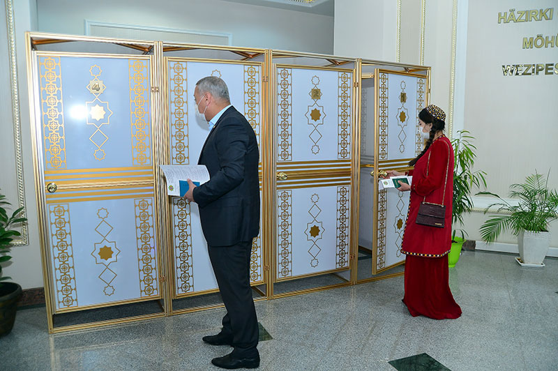 Türkmenistanda Prezident saýlawlary geçirildi