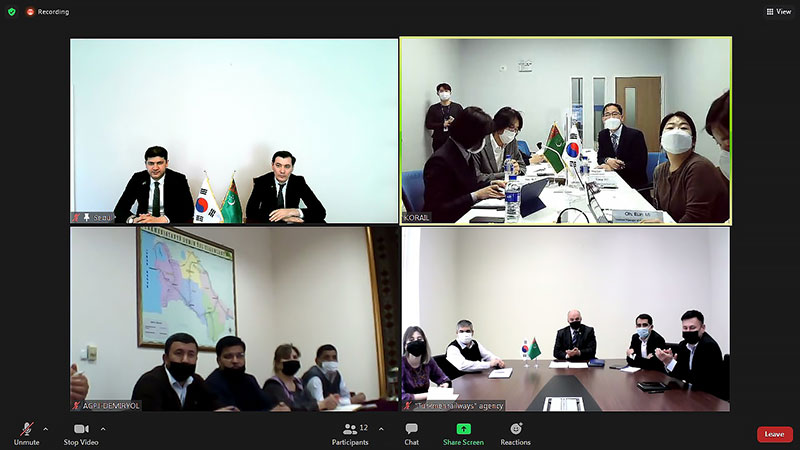 Туркменистан и Республика Корея укрепляют сотрудничество в сфере транспорта