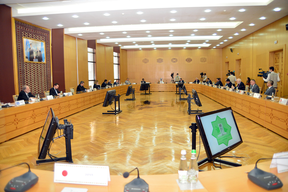 Брифинг в МИД Туркменистана