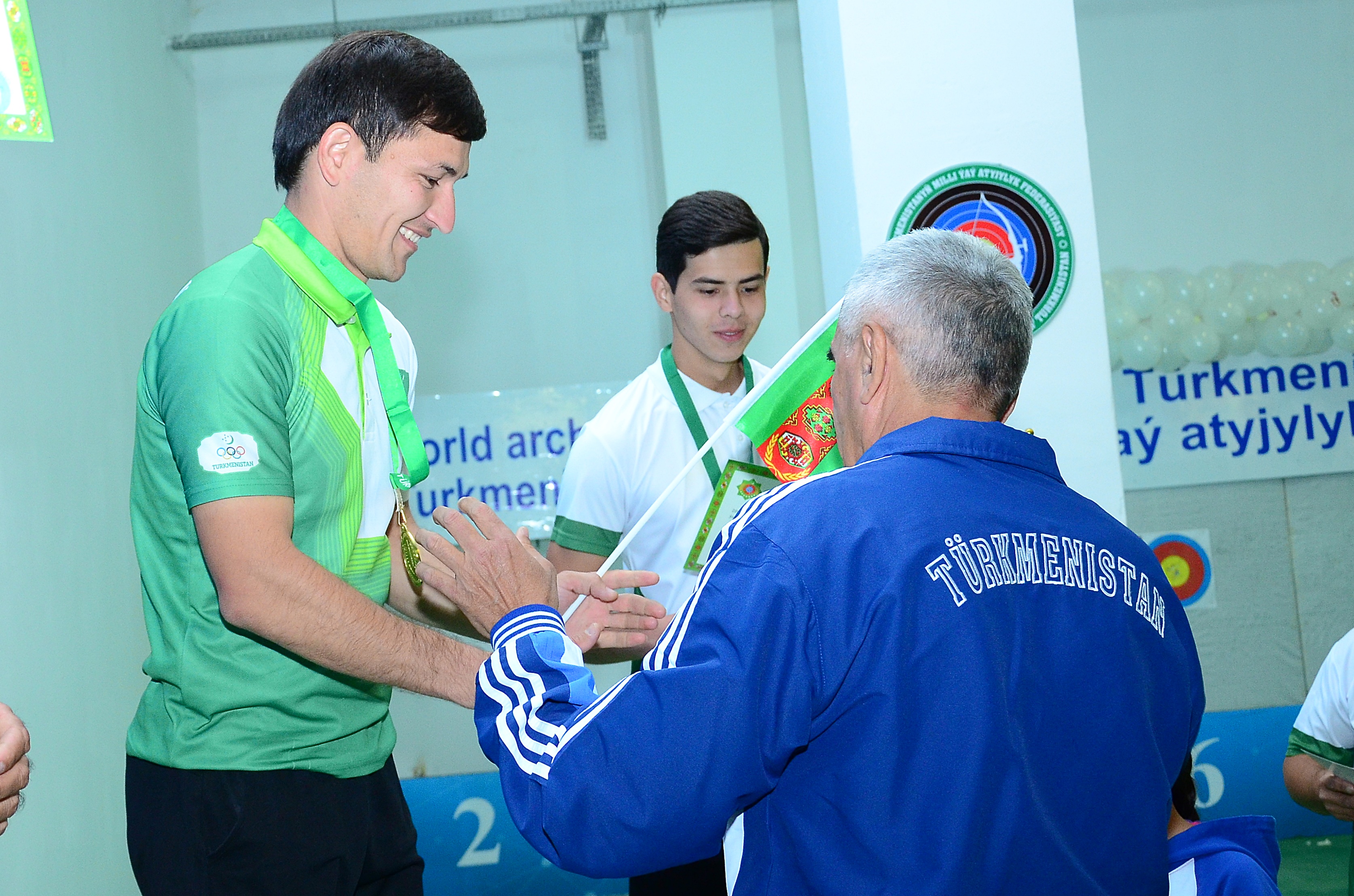 Peýkamçylar arasynda ýaryş geçirildi