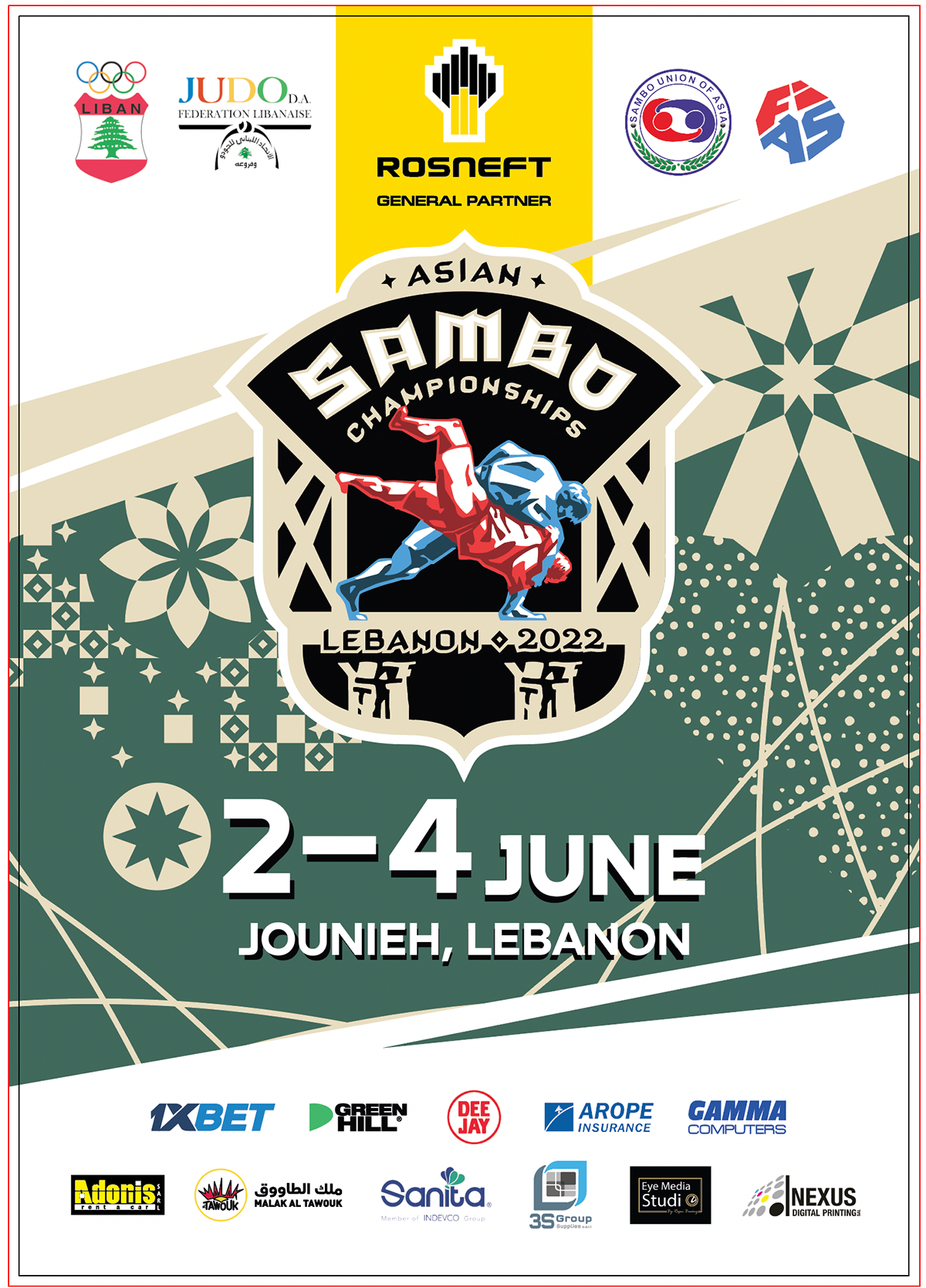 Türkmen samboçylary Liwanda geçýän Aziýa çempionlygynda    bäsleşige başlaýarlar