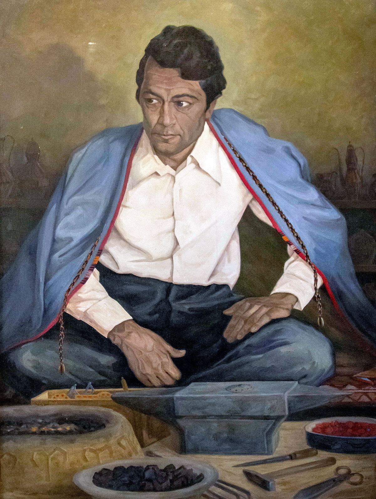 Герои выставки – талантливые личности, увековеченные в красках и бронзе