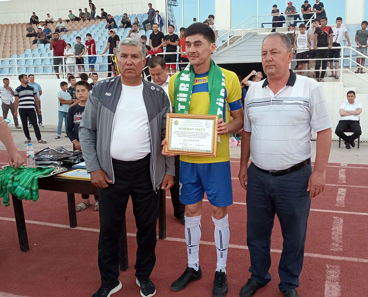 «Daşoguz» topary Daşoguz welaýatynyň futbol boýunça Kubogyny eýeledi