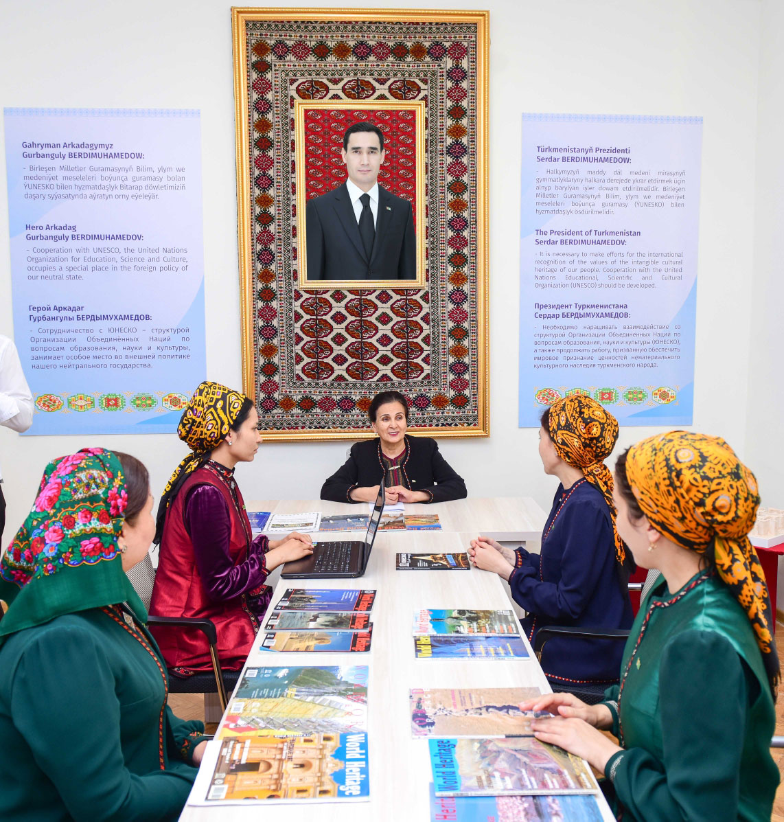 Türkmenistanda ÝUNESKO-nyň ilkinji kluby açyldy