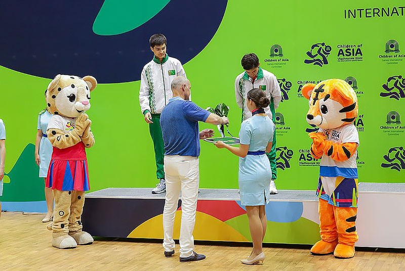 Türkmen türgenleri «Aziýanyň çagalary» VII halkara oýunlarynyň medallaryny gazandylar