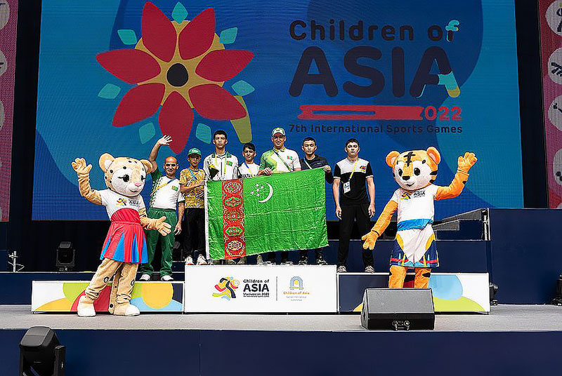 Türkmen türgenleri «Aziýanyň çagalary» VII halkara oýunlarynyň medallaryny gazandylar