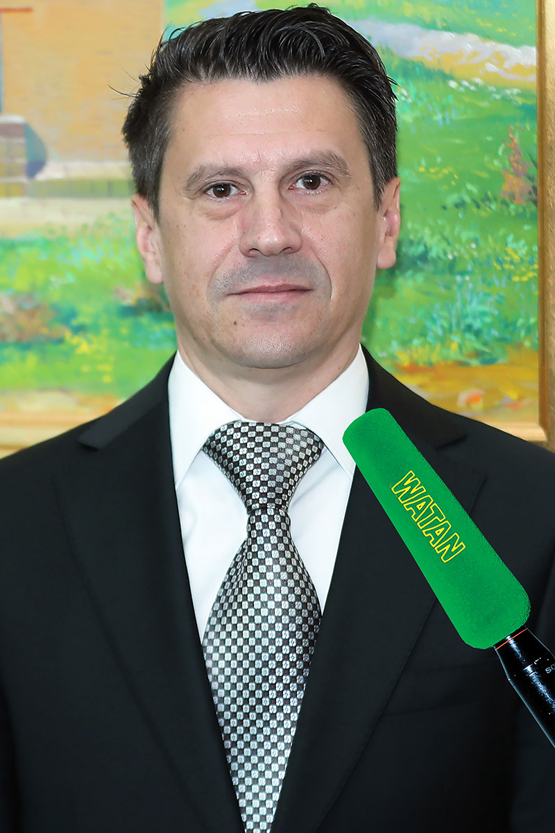 Türkmenistanyň Prezidenti Rumyniýanyň Adatdan daşary we Doly ygtyýarly ilçisini kabul etdi