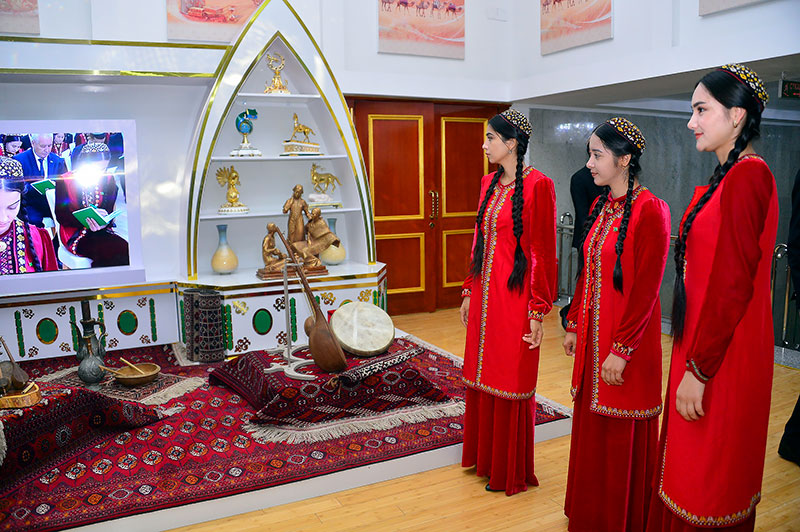 Döwlet Baştutanymyz Türkmenistanyň Magtymguly adyndaky Ýaşlar guramasynyň VII gurultaýyna gatnaşdy