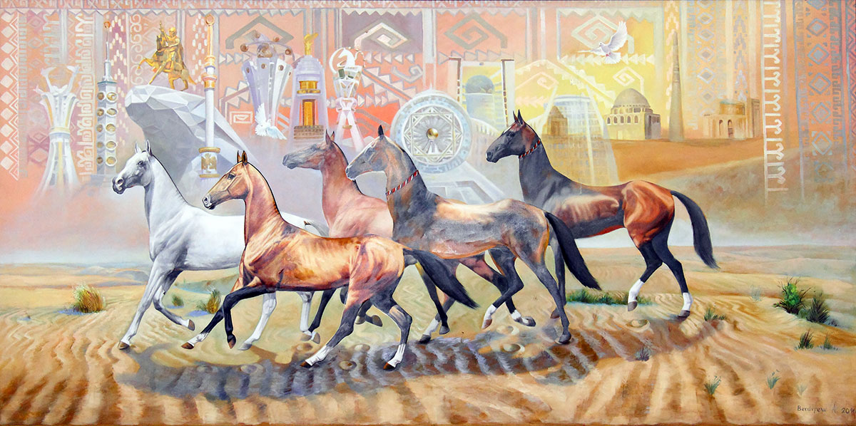 О 31-й годовщине независимости Туркменистана – в светлых радостных красках