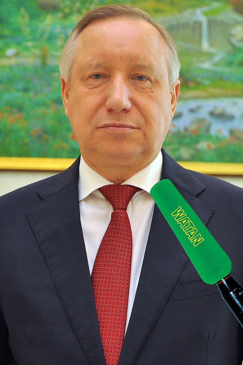 Президент Туркменистана принял губернатора Санкт-Петербурга