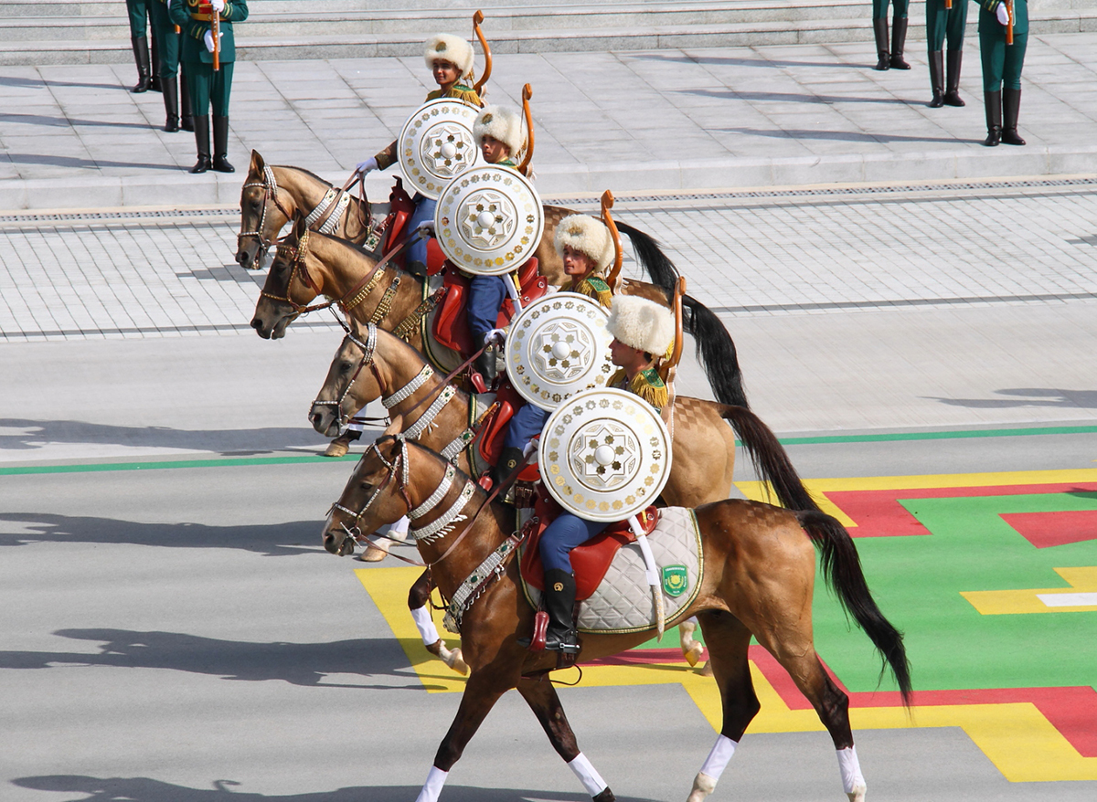 Türkmenistanyň Garaşsyzlygynyň 31 ýyllygy mynasybetli dabaraly ýöriş