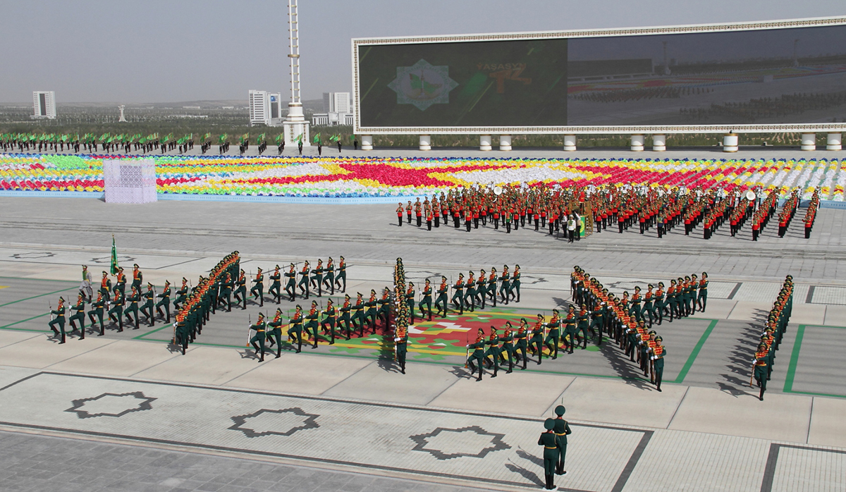 Türkmenistanyň Garaşsyzlygynyň 31 ýyllygy mynasybetli dabaraly ýöriş