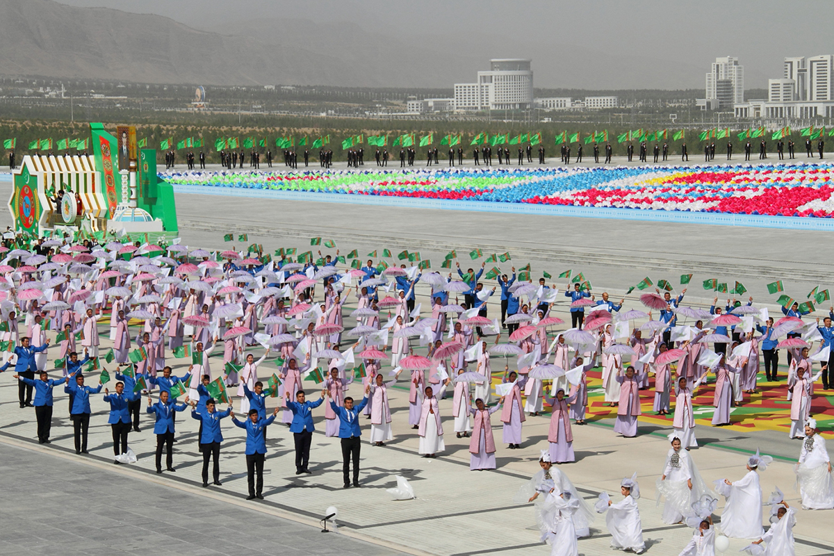 Türkmenistanyň Garaşsyzlygynyň 31 ýyllygy mynasybetli dabaraly ýöriş