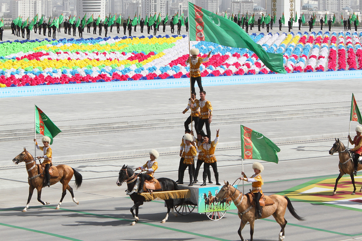 Türkmenistanyň Garaşsyzlygynyň 31 ýyllygy mynasybetli dabaraly ýöriş