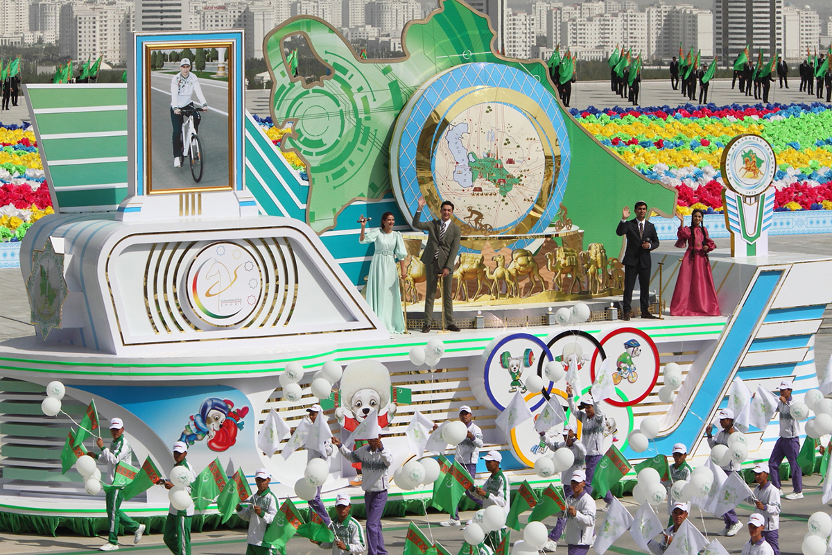 Türkmenistanyň Garaşsyzlygynyň 31 ýyllygy mynasybetli dabaraly ýöriş