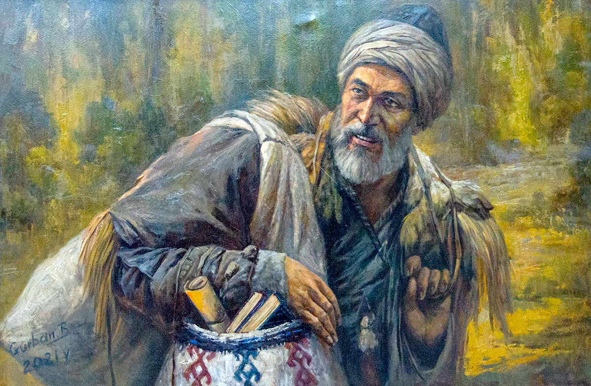 Выставляются работы художников Марыйского велаята