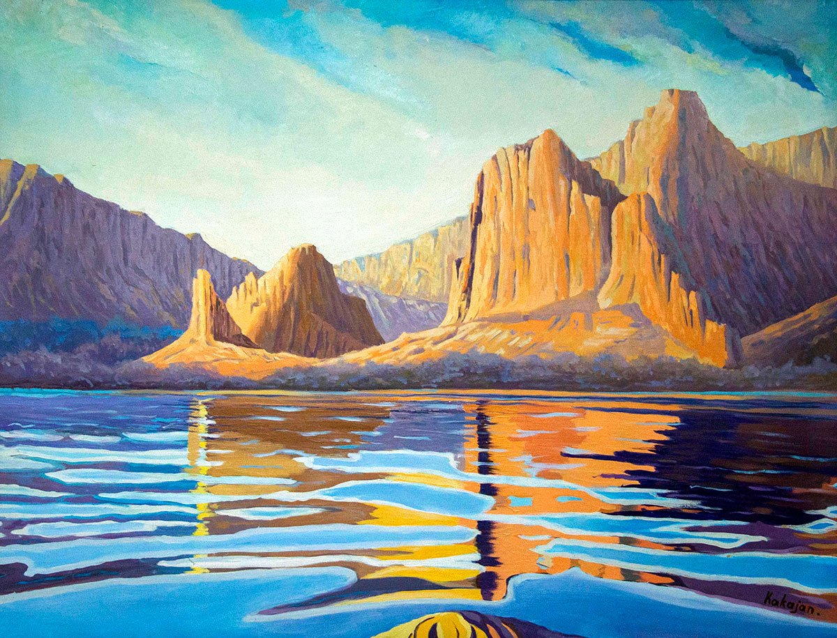 Выставляются работы художников Марыйского велаята