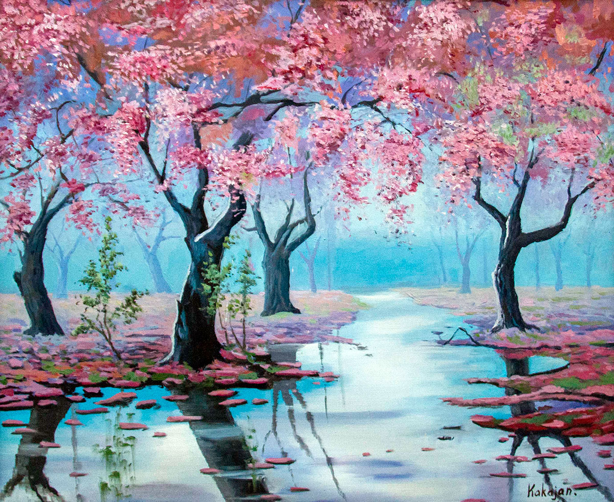 Выставляются работы художников Марыйского велаята