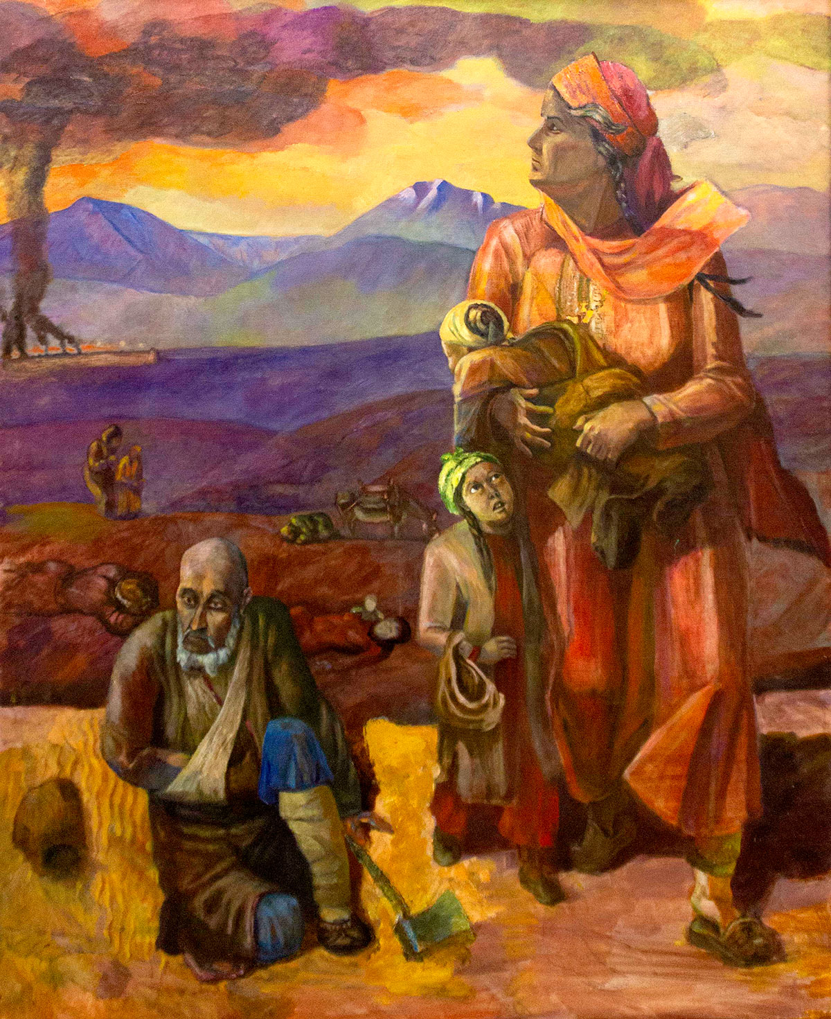 Выставка живописных работ ко Дню Памяти