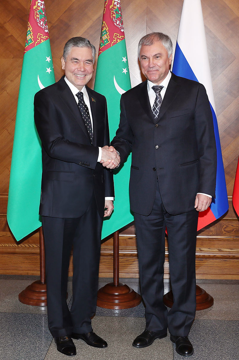 Türkmenistan — Russiýa: parlamentara gatnaşyklaryň täze derejesi