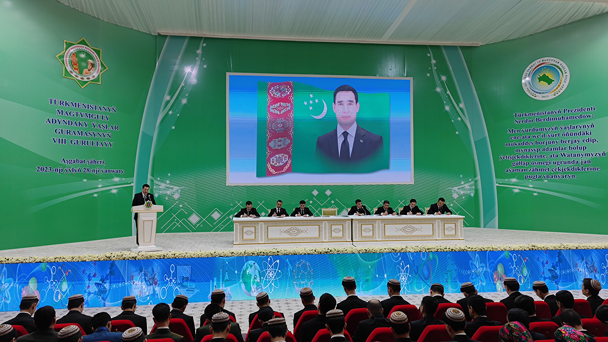 The 8th Congress of the Makhtumkuli Youth Organization of Turkmenistan was held in Ashgabat