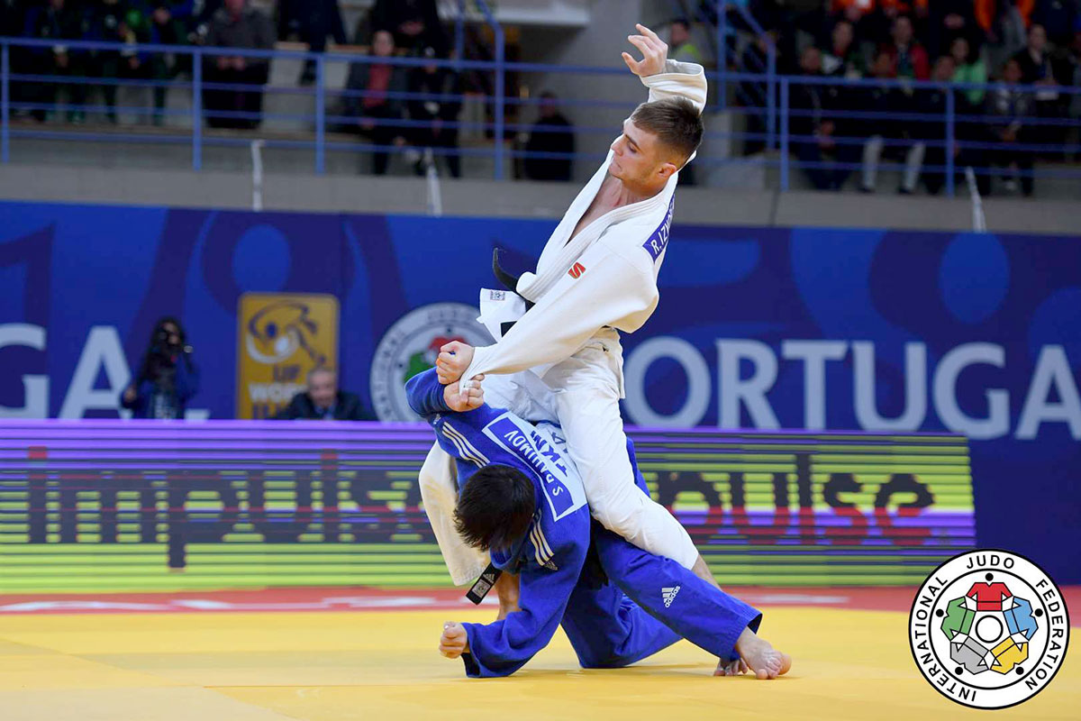 A judoka from Turkmenistan is in the top five at the Portuguese Grand Prix