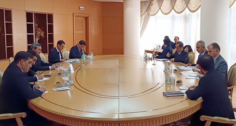 Meeting was held between the Minister of Foreign Affairs of Turkmenistan and the Deputy Minister of Foreign Affairs of Iran