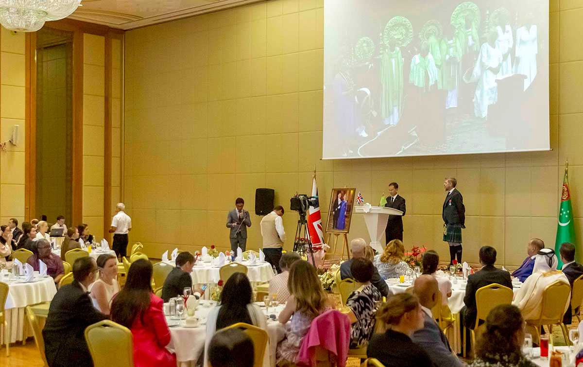 Посольство Великобритании в Ашхабаде организовало  приём по случаю коронации Карла III