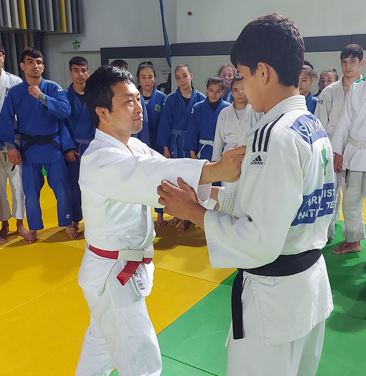 Well-known specialist from Japan leads the national team of Turkmenistan in judo