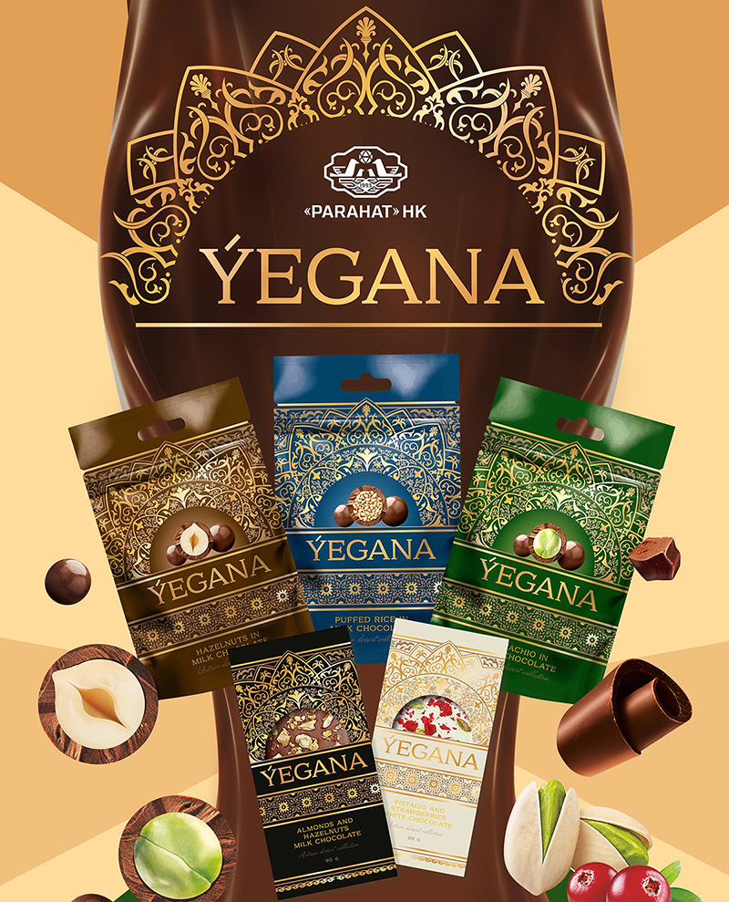 IE "Parahat" expanded the range of chocolate "ÝEGANA"