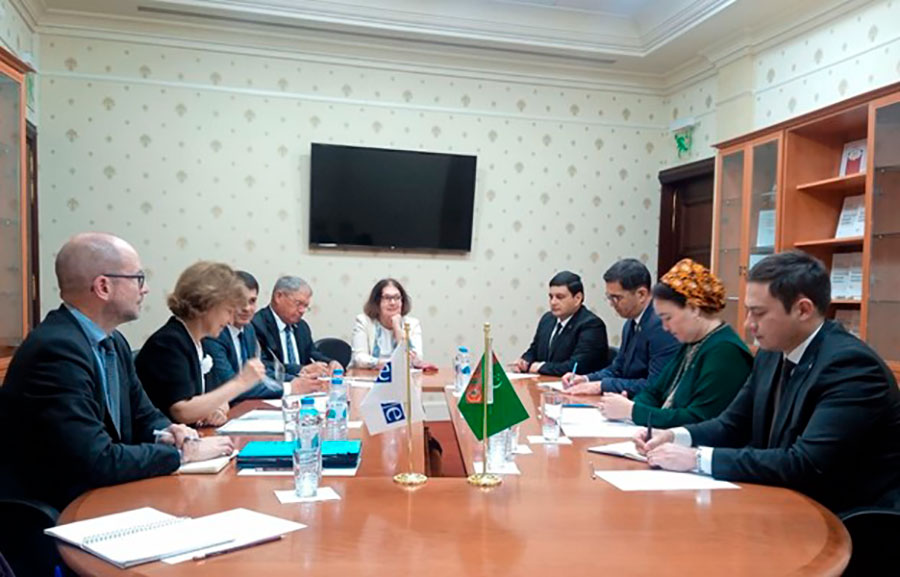 Состоялась встреча Омбудсмена Туркменистана и Представителя ОБСЕ по вопросам свободы СМИ