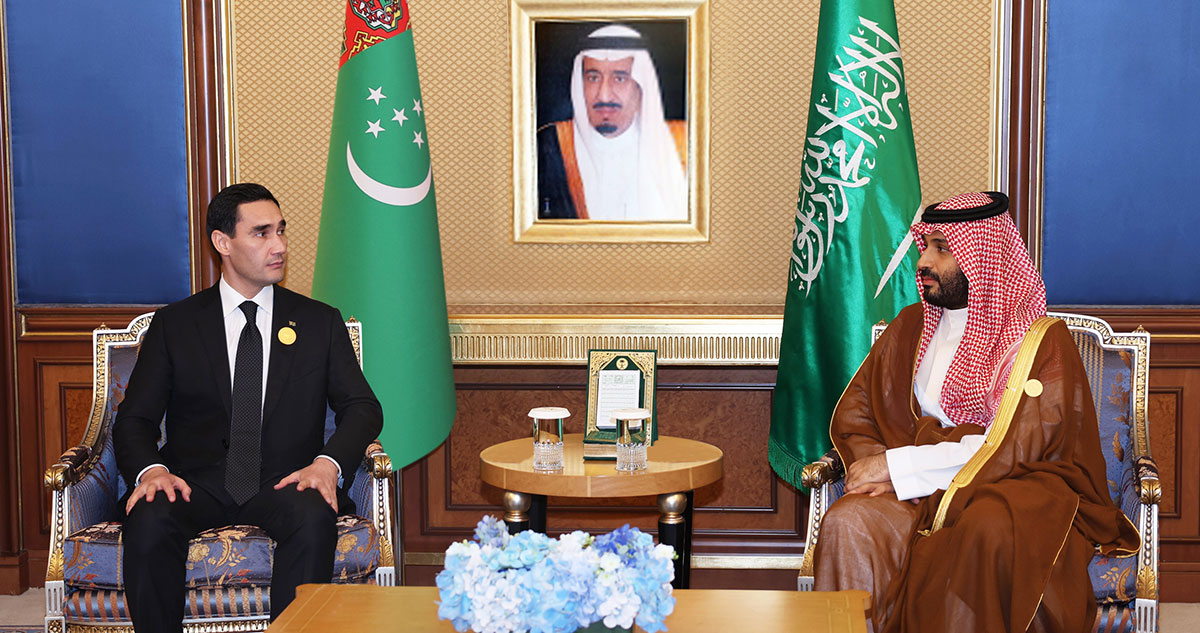 Президент Сердар Бердымухамедов принял участие в Саммите глав государств-членов Совета сотрудничества арабских государств Залива и стран Центральной Азии