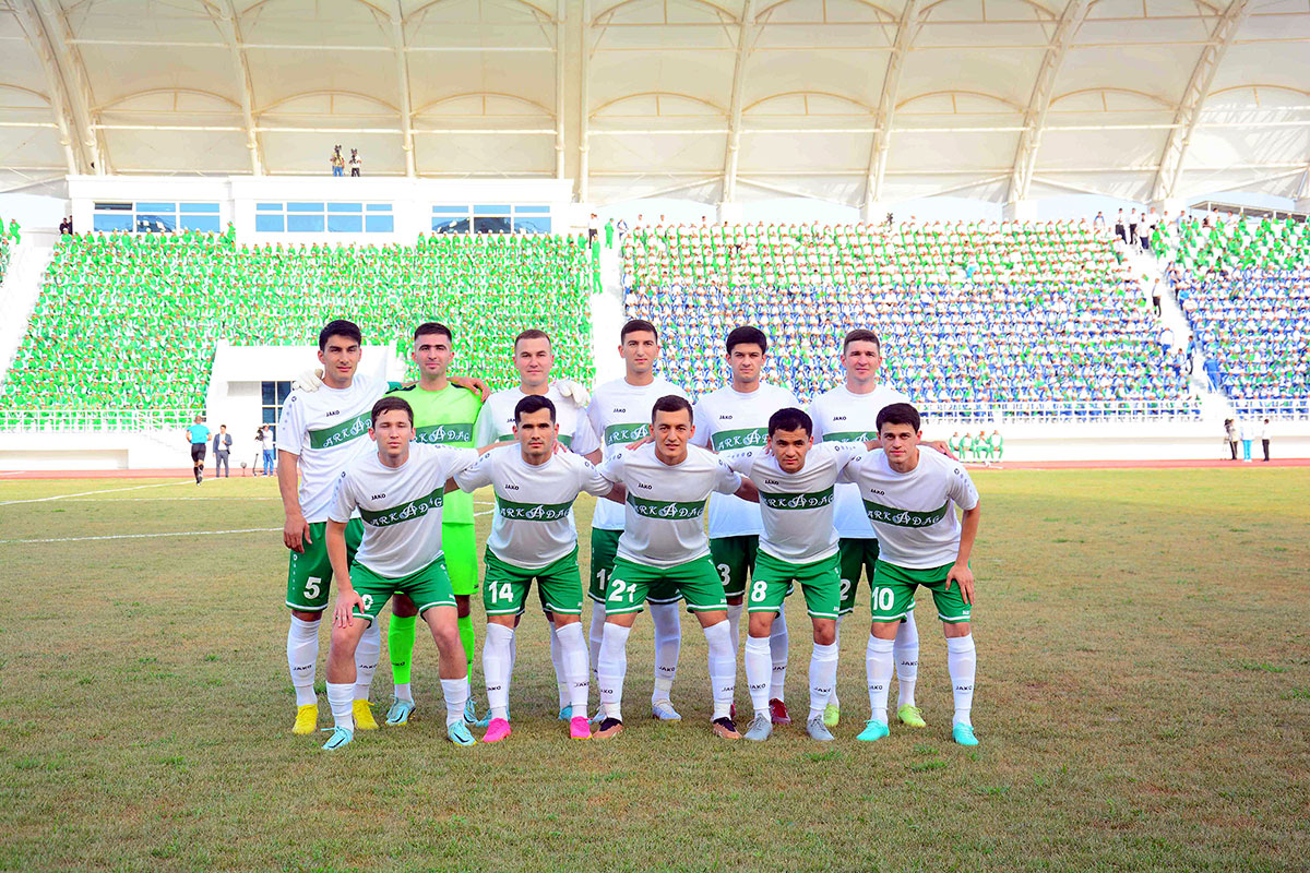 "Arkadag" football club played the first international friendly match
