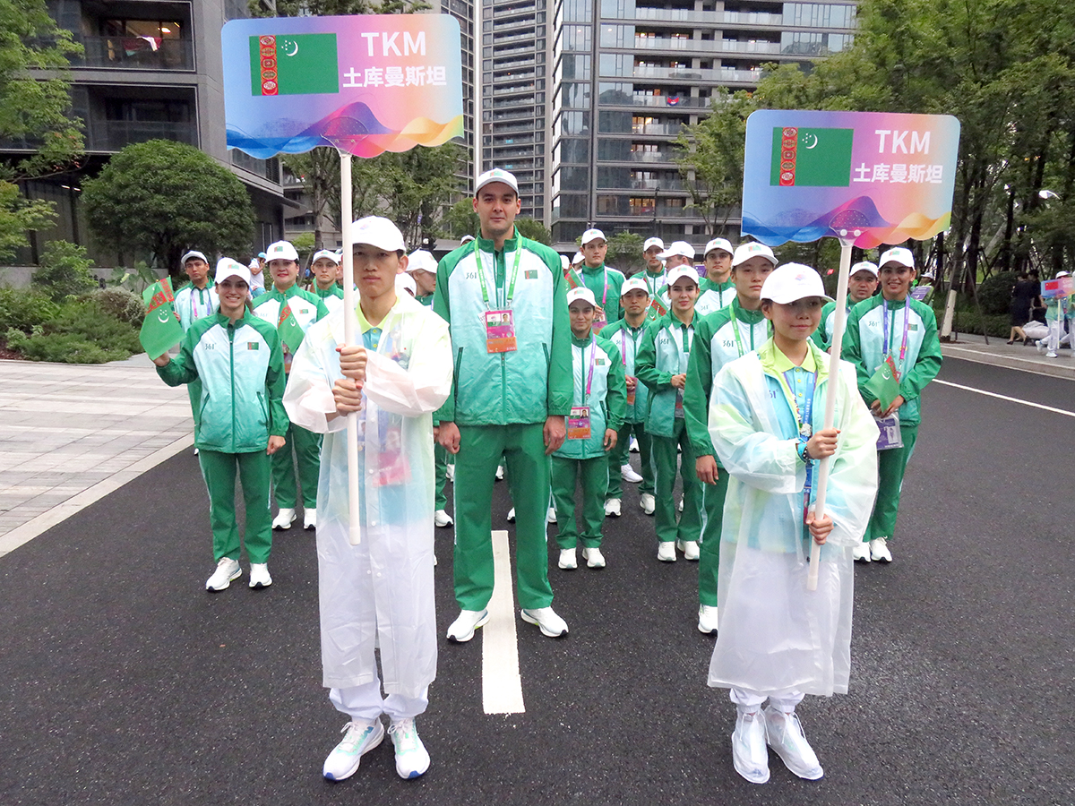The opening ceremony of the XIX Asian Games with the participation of Turkmenistan’s athletes was held in Hangzhou