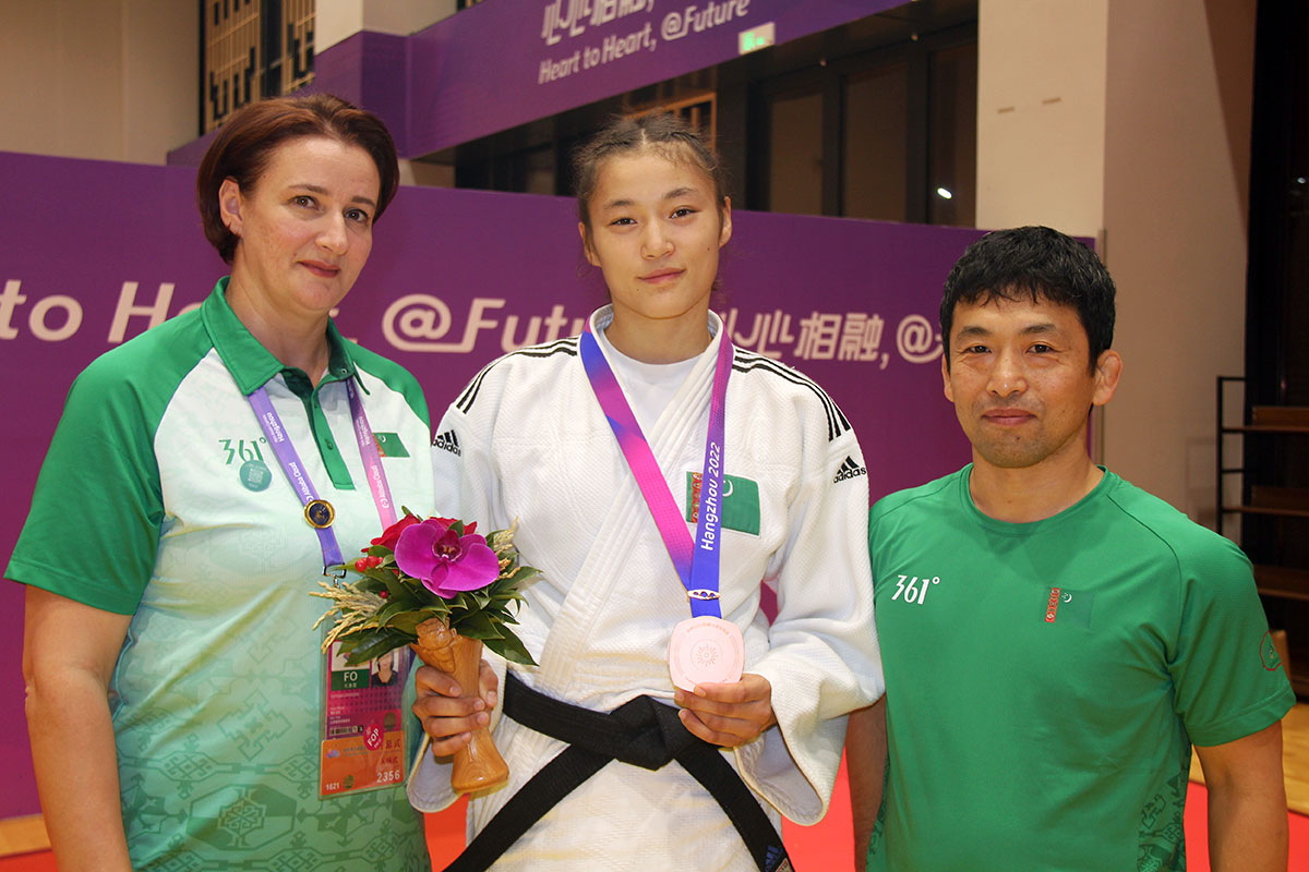 Дзюдоистка Майса Пардаева принесла Туркменистану первую медаль на Азиатских играх в Ханчжоу