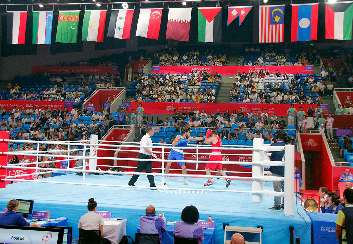 Боксёр из Туркменистана пробился в четвертьфинал на Азиатских играх в Ханчжоу