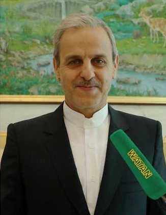 Türkmenistanyň Prezidenti Eýran Yslam Respublikasynyň Adatdan daşary we Doly ygtyýarly ilçisini kabul etdi