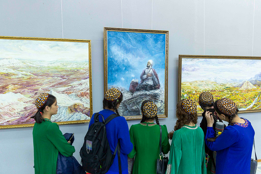 Exhibition of works by artists of Balkan velayat