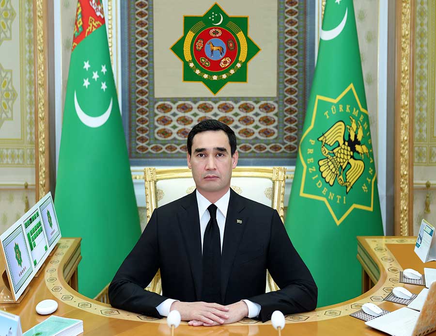 The President of Turkmenistan congratulated the President of the Republic of Türkiye