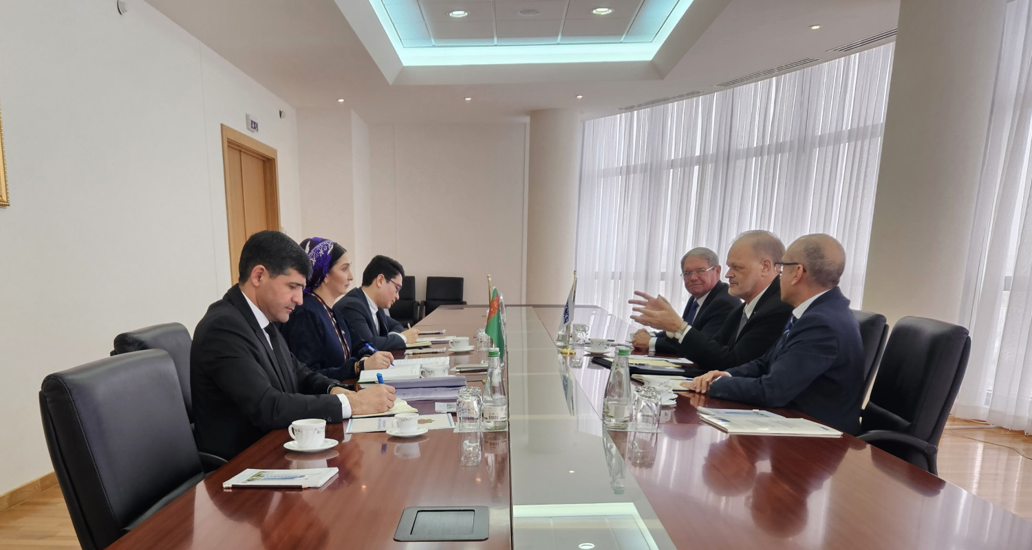 Meeting at the MFA of Turkmenistan with the Head of the OSCE Center in Ashgabat