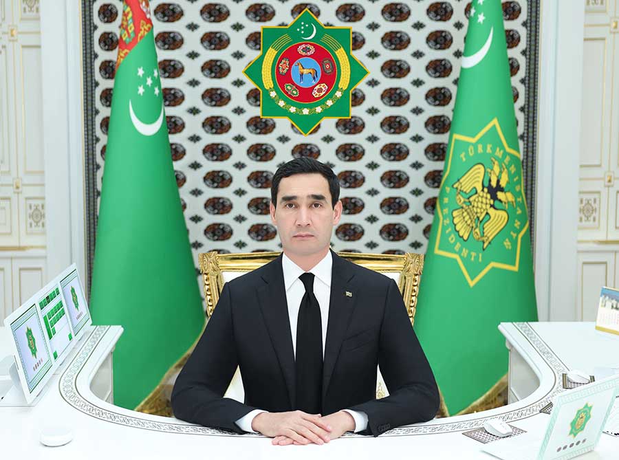Президент Туркменистана поздравил Раиса Республики Татарстан Российской Федерации