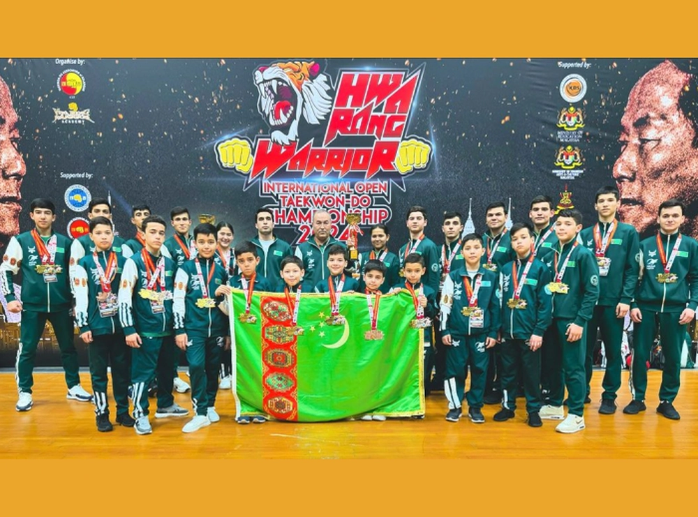 Türkmenistanyň ITF taekwondo boýunça ussatlary Malaýziýada geçirilen halkara ýaryşynda 34 medal gazandylar