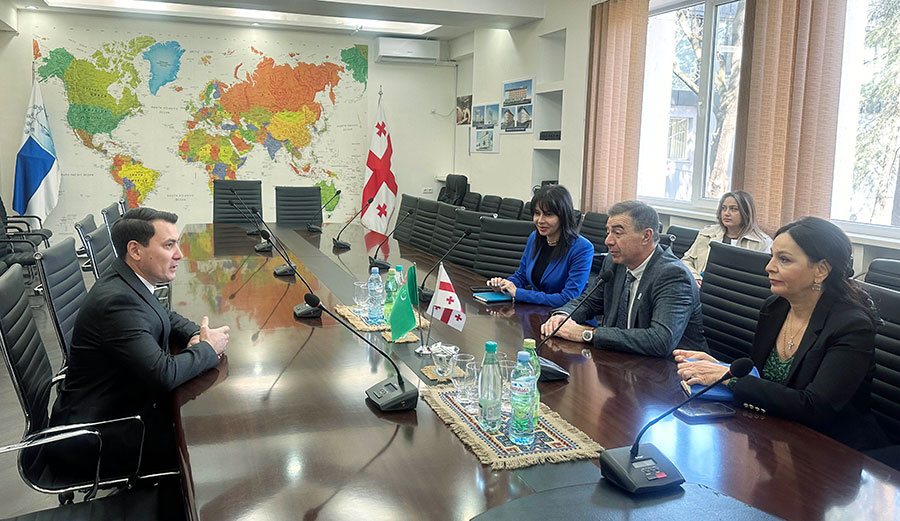 Посол Туркменистана в Грузии встретился с ректором Тбилисского государственного медицинского университета