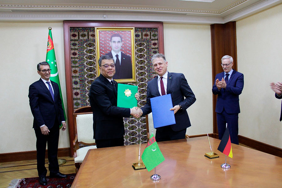 A Memorandum of Understanding was signed between the Ministry of Trade and Foreign Economic Relations of Turkmenistan and GIZ