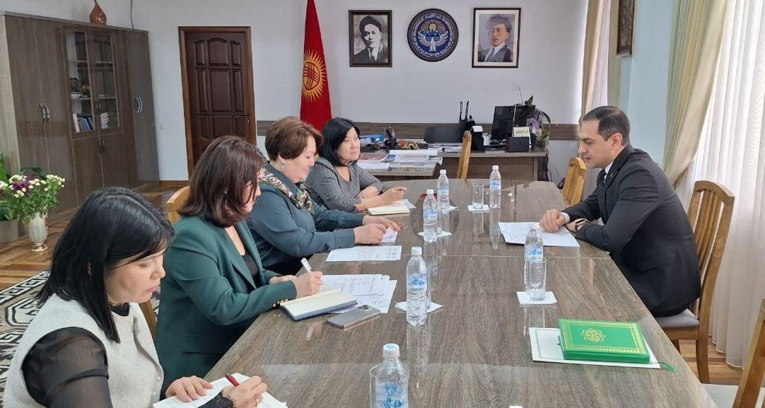 Meeting at the Ministry of education and science of Kyrgyzstan