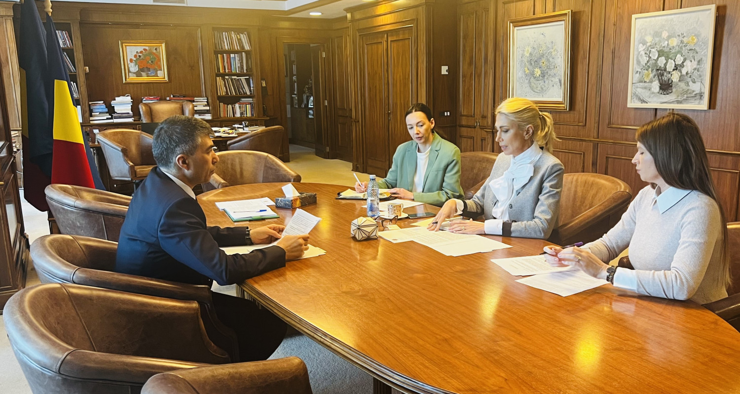 A meeting took place at the Romanian Ministry of Culture