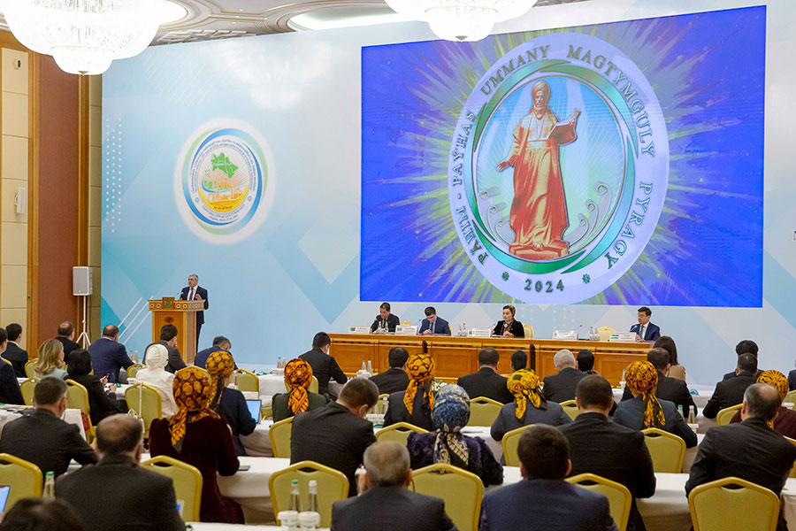 An International Conference is being Held in Ashgabat