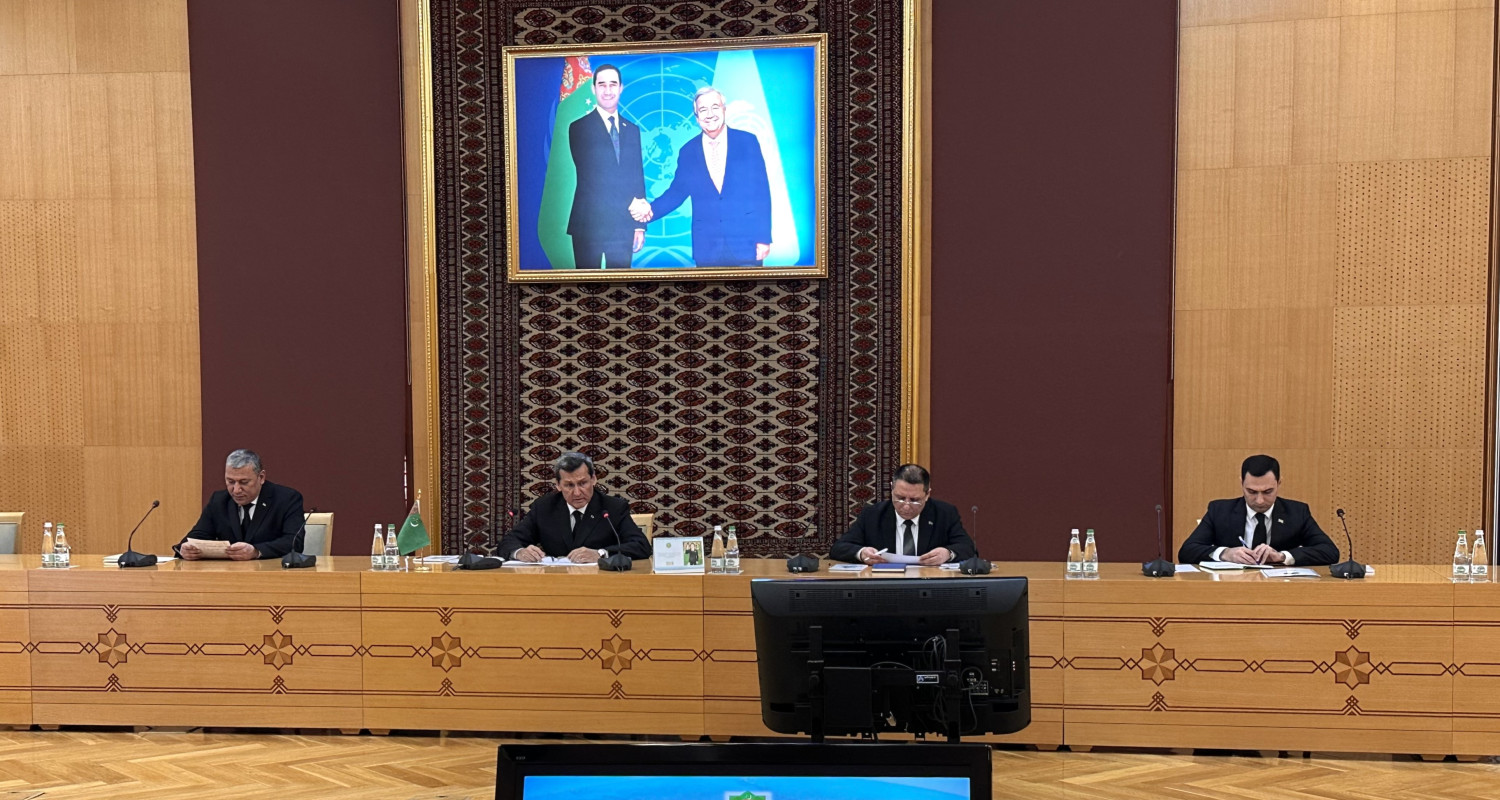 A meeting of the Interdepartmental Commission of Turkmenistan on Caspian Sea issues was held at the MFA of Turkmenistan