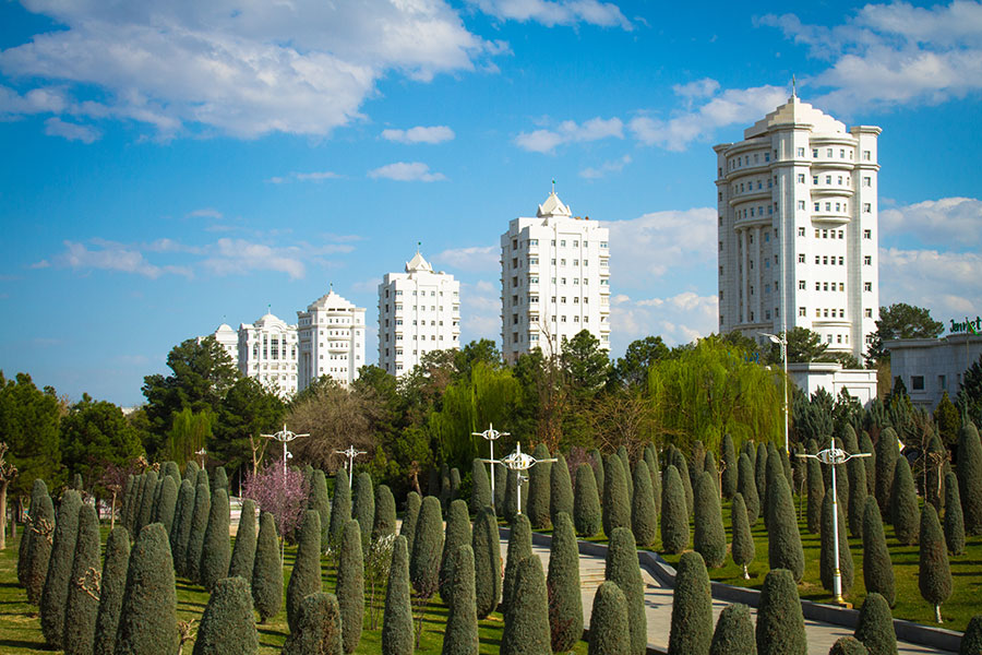 Ashgabat is a blossoming garden city
