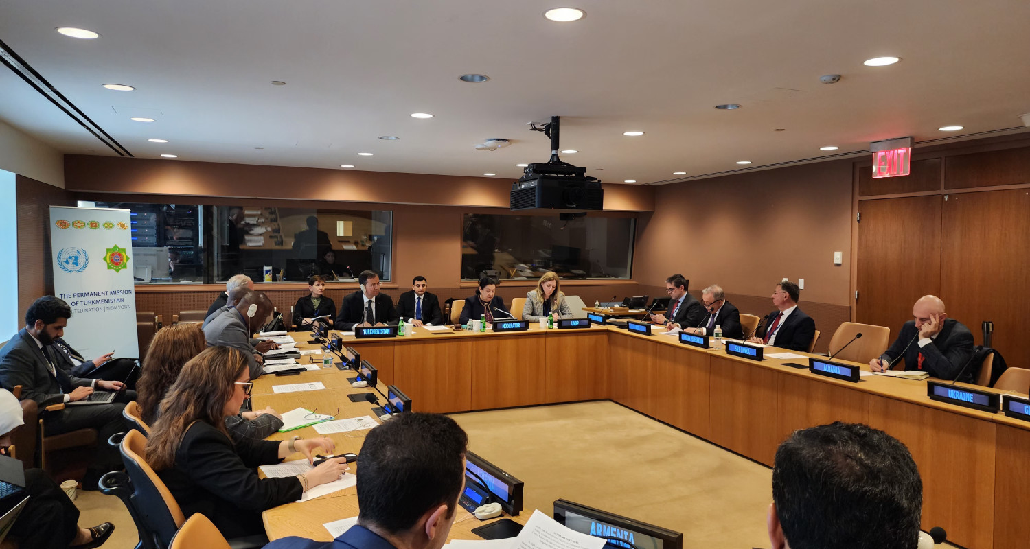 The delegation of Turkmenistan participated in the ECOSOC Forum in New York